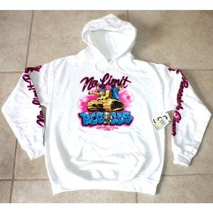 Hoodie white, unisex